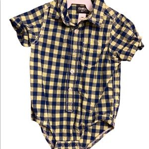 NWOT Oshkosh Collared Onesie